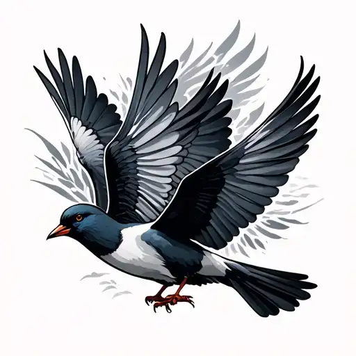 Birds Flying Away