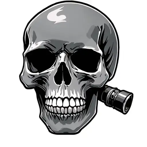 Anti Fascist Skull