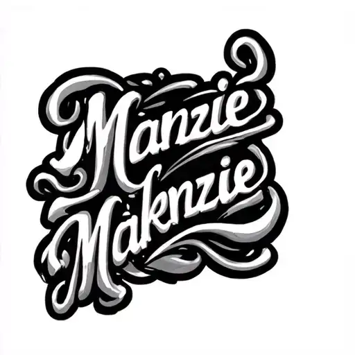 The Name Makenzie In Cursive Writing