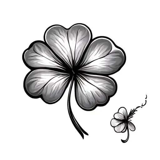 4 Leaf Clover Tattoo Inspired