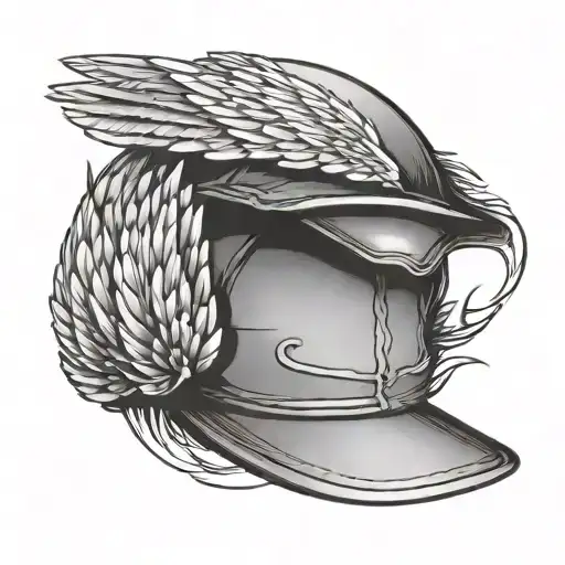 Cap With Wings Wrapped