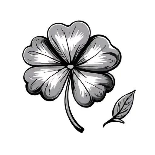 4 Leaf Clover Tattoo Inspired