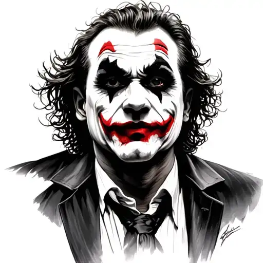 The Joker Heath Ledger