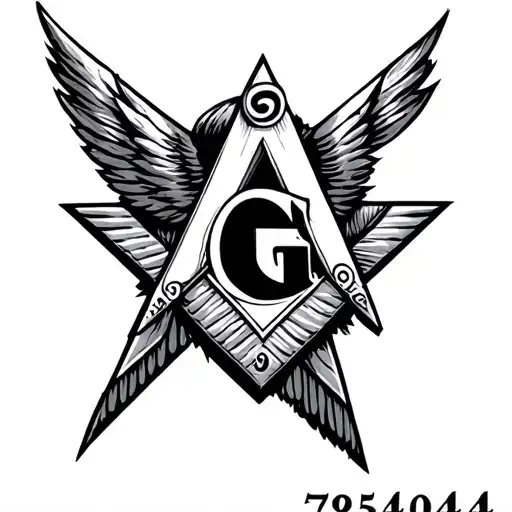 Past Master Tattoo With Number 795404 Included