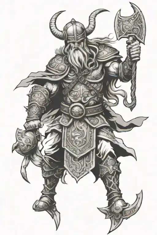 Viking Saving Valkyar
