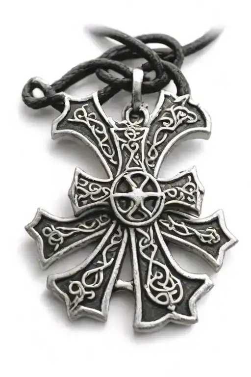 Viking Cross Necklace