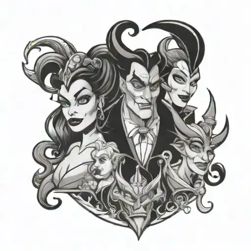 Disney Villains Animated Characters Exactly Like In Movies