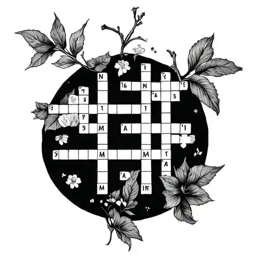 Crossword With My Dates Arranged