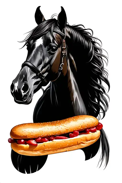 Mare Horse And An Eclair