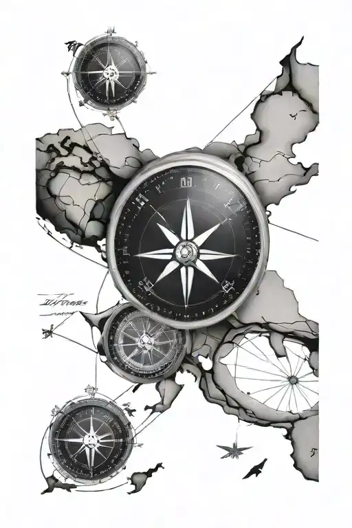 Map And Compass Design