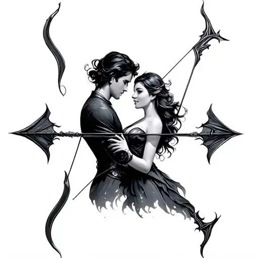 Bow And Arrow Couple