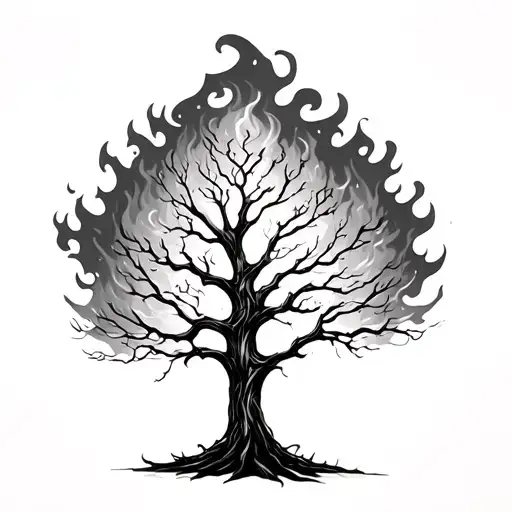 Tree And Fire