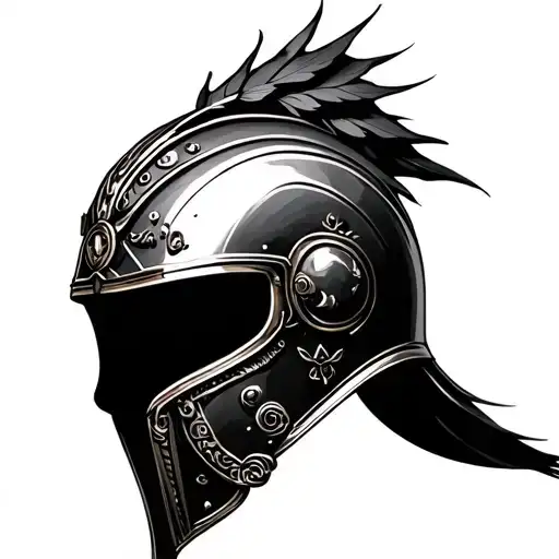 Casque Romain Avec Chiffre