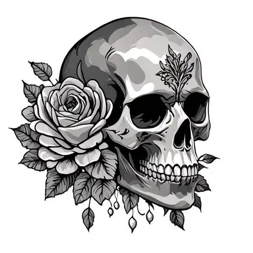 Floral Skull