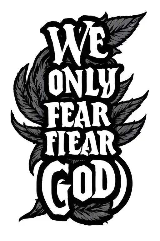 Quote 'We Only Fear God'
