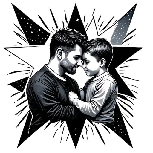 Dad And Son Show One Stars Together