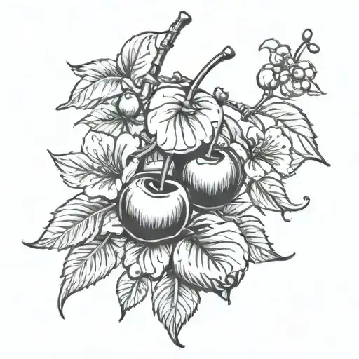 Cherry Family Abundance Endless Happiness Loves Silence