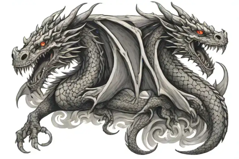 Dragons Breathing Fire