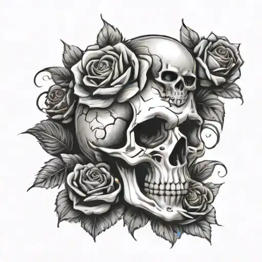 Skull And Roses