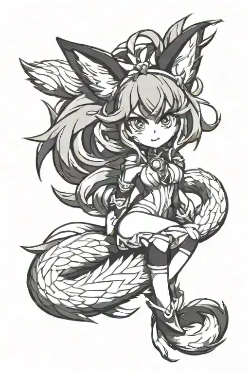 Ahri League Of Legends Fox