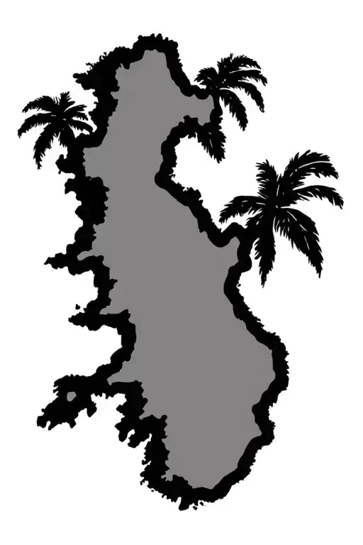 Hawaiian Chain Island Map