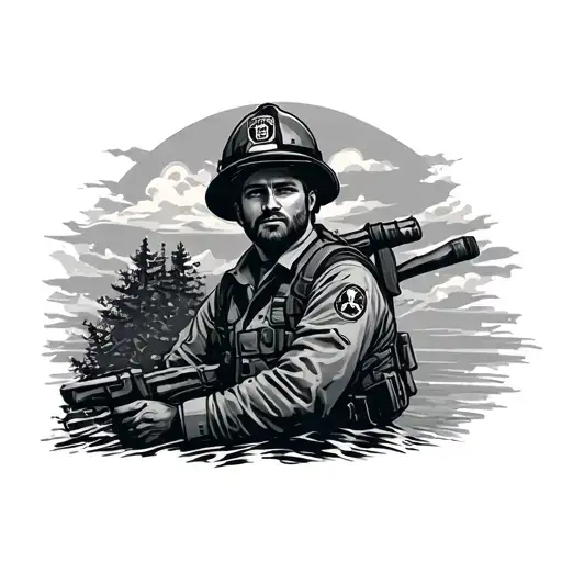 Wildland Firefighter And Sailor