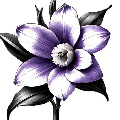 Violet And Daffodil