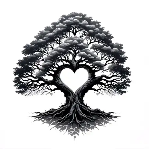 Tree With A Heart
