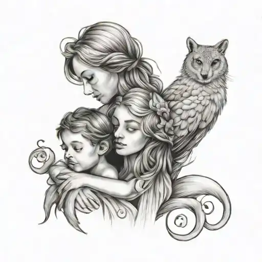 Mother Of A Daughter And A Son