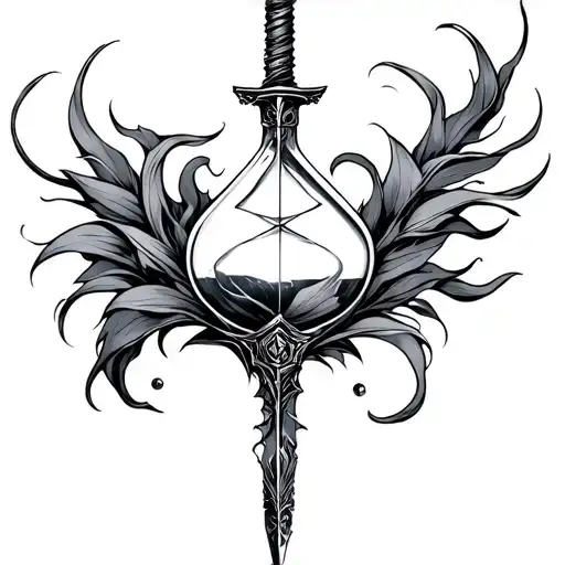 Hourglass Moment Mori Dagger