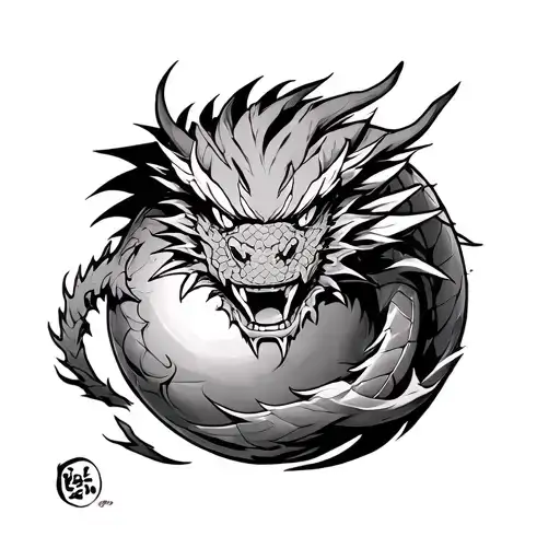 Ball And Naruto Dragon