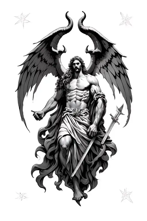 St Michael Killing Satan