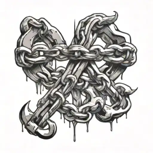 Breaking Chain For Freedom Drugs Addicted