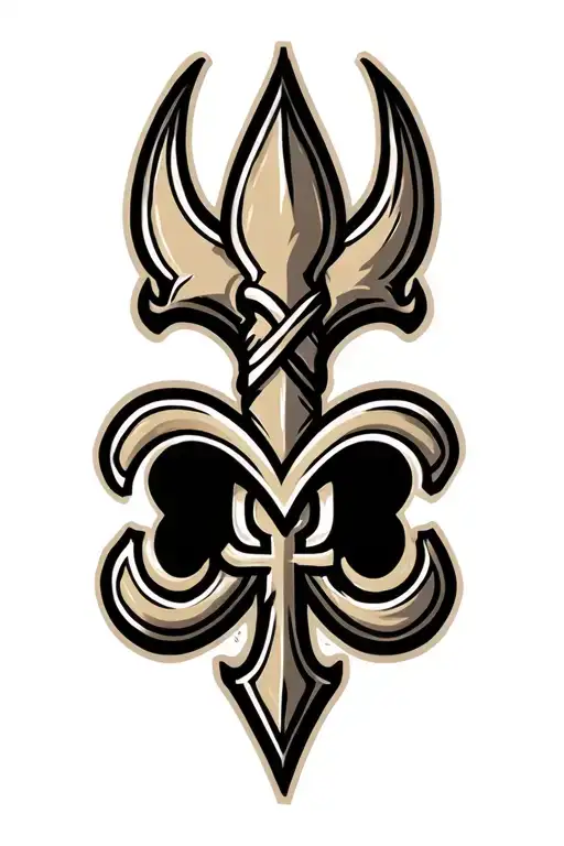Saints Logo With Heart