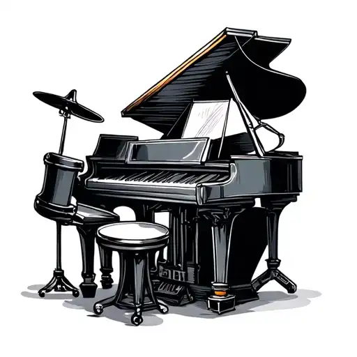 Music Producer Drums Piano