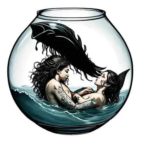 Two Lost Souls Swimming In A Fishbowl