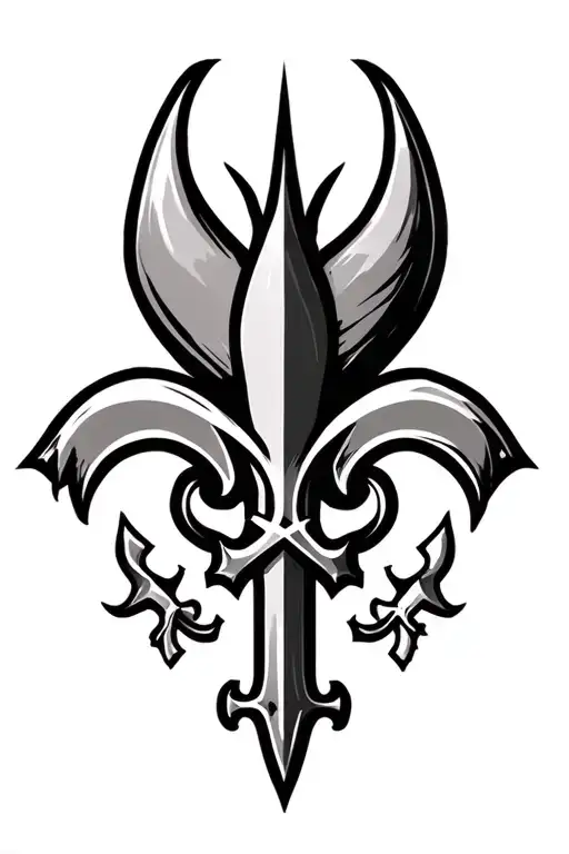 Saints Logo With Heart Behind