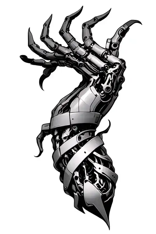 Biomech Bionic Cyborg Arm
