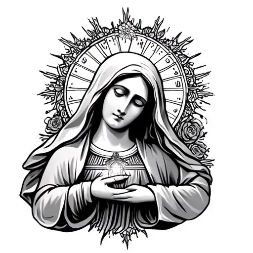 Mama Mary Surrounded