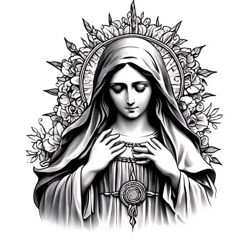 Mama Mary Surrounded Stylus Femme