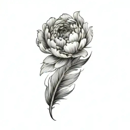 Peony Feather