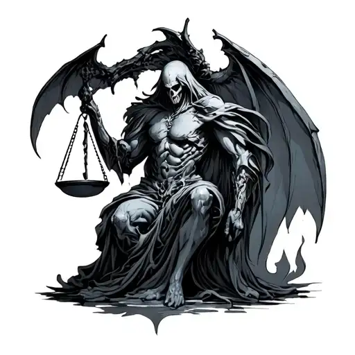 Darksiders Death And Libra Scales