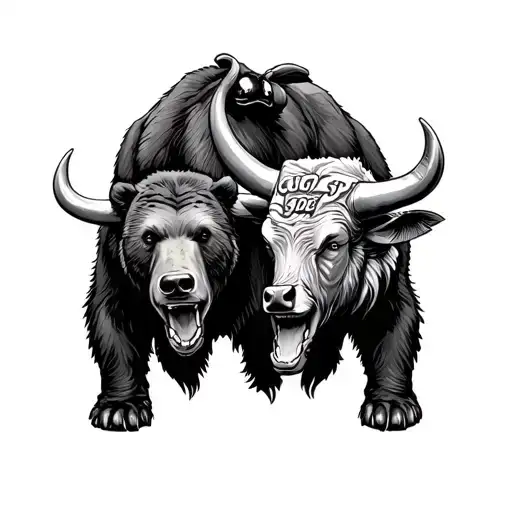 Bear And Bull Financial Market War