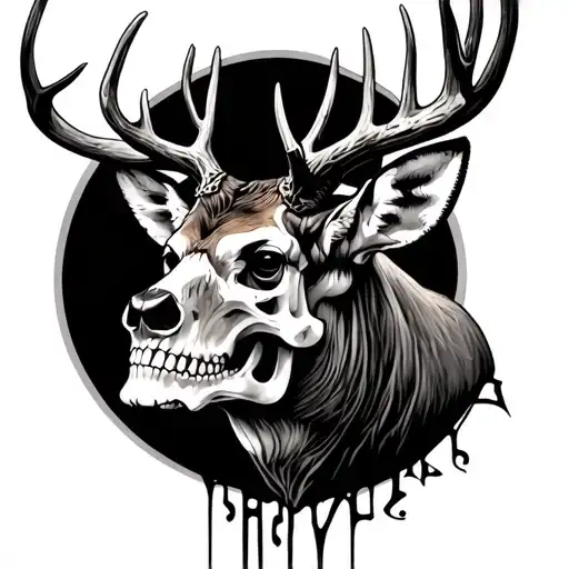 Skull And Deer