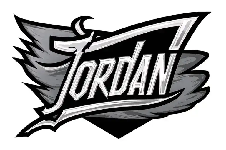 Jordan Name Tatto