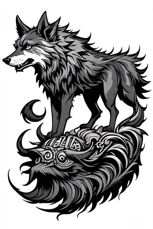 Fenrir Viking Norse Wolf