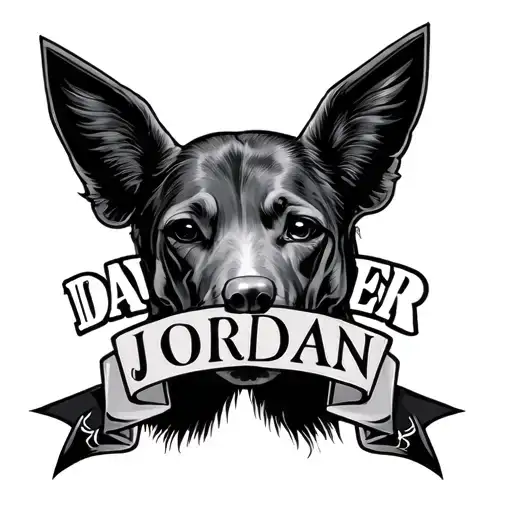 Daughters Name Jordan On My Shoulders