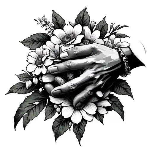 Hand Holding Memorial