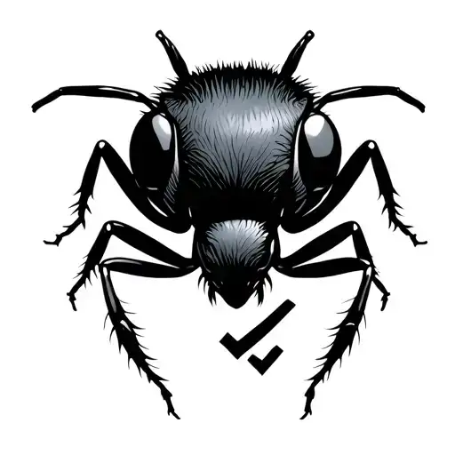 An Ant With Two Checkmarks