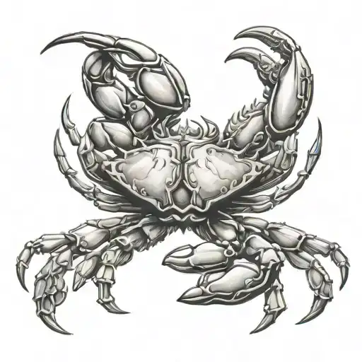 Crab And Bull And Scorpion Intertwined